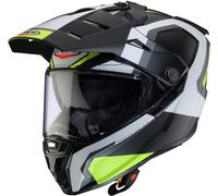 Caberg Tanami Scram, casco avventura XXL female Nero/Grigio/Giallo Fluo