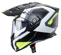 Caberg Tanami Scram, casco avventura XXL female Nero/Grigio/Giallo Fluo
