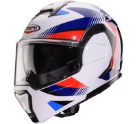 Caberg Trip Lunar Elmetto, bianco/blu/rosso, Taglia XS (53/54)