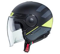 Caberg Uptown Loft Casco Jet, nero-verde, taglia XS per maschi