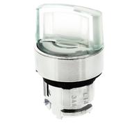 Schneider Electric Selettore luminoso ZB4B testa bianca leva corta 2 posizioni fisse 90°