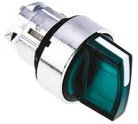 Selettore luminoso Telemecanique 2 posizioni verde a LED ZB4BK1233