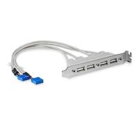 Startech Bracket 4 Port Usb 2.0 A One Size Black