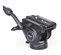 Cabezal de fluido para trípode de trabajo pesado INNOREL F80 Cámaras hidráulicas Video Fluid Head con tornillos de 1/4"&3/8" Placa deslizante Panorámica Carga máxima 24.5lb/12kg para videocámaras