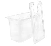 Cabilock 1 Pc Contenitore a Cottura Lenta Contenitore Sottovuoto Con Coperchio Bidone Pentola a Cottura Lenta Contenitori Sottovuoto Sous Sigillante Pc Per Uso Alimentare Transparent