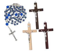 Cabilock 1 Set Collane con e Rosari Decorazione Murale e Accessorio Unico Bead Necklace per Doni Speciali e Uso Duraturo