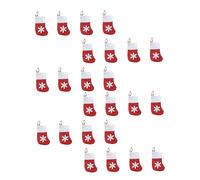 Cabilock 1 Set Decorative Natalizie Sacchetti Per Non Per Decorare La Tavola Natale E Contenere E Dolci 24 Pezzi