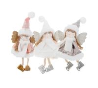 Cabilock 1 Set Decorazione di Angeli A Cappello Appuntito Bambola Decorativo Sospeso per Rosa Natale Decorazioni di Angeli Ornamenti Creativi Arredamento Appeso al Muro Peluche 3 Pezzi