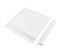 Cabilock 1 set di guide per porta a zanzariera per camper con fermo scorrevole, kit di maniglie per porta a zanzariera per camper, pannello in plastica per camper, roulotte, uso esterno