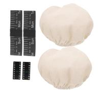 Cabilock 1 Set Kit Accessori per Barattolo Lievitazione Sourdough Coperture Adesivi Termometro e Fasce Marcatura Data