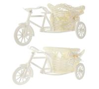 Cabilock 1 Set Mini Cestino Per Ornamenti Cestino in Corda Di Cotone Porta Piante Cesta Per Montacarichi Decorazioni Matrimonio Vaso Per Piante Ornamento Per Bici 2 Pz