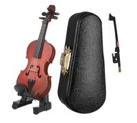 Cabilock 1 Set Mini Violino con Arco e Custodia Decorazione per Ufficio e Casa