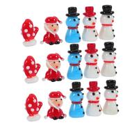 Cabilock 1 Set Perle di Pupazzo di Neve Perline della Porta Ornamenti Glitter Ghirlanda Ciondoli di Perline Decorazioni Caramella Perline di Perle Rosa Coriandoli Bicchiere 15 Pezzi