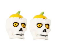 Cabilock 1 Set Tappo Di Vino Accessori Per Feste Accessori Festa Tappo Per Vino Da Festa Vino Del Cranio Tazza Tappo Del Vino Di Halloween Tappi Per Vino Per Bottiglie Di Vino Metallo 2 Pz