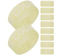 Cabilock 10 Pezzi Anelli in Silicone Antiscivolo per Bacchette da Batteria, Accessori Luminosi per Esercizi e Performance, Coperture Terminali Visibili al Buio per Musicisti