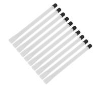 Cabilock 10 Pezzi Estensioni Valvola Pneumatico Doppio 125 Mm in Plastica Bianca, Asta Prolunga Valvola per Auto, Camion, Camper, Accessorio Gonfiaggio Pneumatici Comodo e Resistente