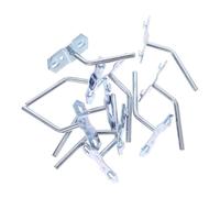 Cabilock 10 pezzi Ganci da Parete Pesanti per Garage Porta Utensili e Supporto per Socket Organizzatore Attrezzi Manuali Ed Elettrici per Officina Capanno e Casa
