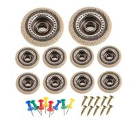 Cabilock 10 pezzi Kit Riparazione Rivetti per Tetto Auto con Strumento Installazione per Fissaggio e Riparazione Rivetti per Rivestimento Soffitto Veicoli