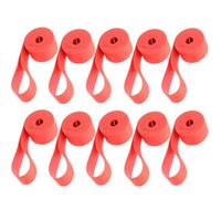 Cabilock 10 Pezzi Nastro Antiforatura 29c Rosso in PVC 29 Pollici | Spessore 0, 5mm e Larghezza 18mm, per Cerchioni Bici, Ciclismo All'aperto e Strade Irregolari