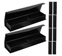 Cabilock 10 pezzi Scatola Regalo Nera per Penne Custodia Vuota Resistente per Stilografiche e Penne Sfera Confezione da Ufficio Versatile per Gioielli e Bomboniere