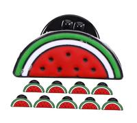 Cabilock 10 Pezzi Spille Anguria Cartoon in Lega Smaltata Accessori Party per Giacche Cappelli Abbigliamento Donna Uomo Spille Frutta Colorate e Resistenti