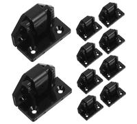 Cabilock 10 pezzi Staffe di Montaggio in Plastica per Pannelli Colonna Romana Kit Hardware Resistente per Fissaggio Sicuro e Connessione Affidabile di Porte Armadio e Pareti Accessori