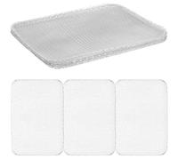 Cabilock 10 Pezzi Tappetino Bbq Grill Mat in Alluminio Non-stick e Resistente per Barbecue Outdoor, Accessori Barbecue Professionali per Bacon e Steak