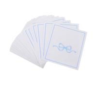 Cabilock 100 Pezzi Biglietti Segnaposto con Rosa in Cartoncino Resistente Etichette Nome per Matrimonio Compleanno e Ricevimenti Facili da Personalizzare e Scrivere