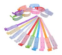 Cabilock 100 Pezzi Braccialetti Design Emergenza in Pvc Regolabili Medici per Pazienti Ospedalieri Adatti a Anziani, per Ospedali e Assistenza Infermieristica