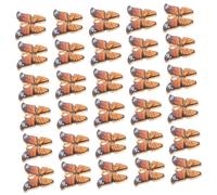 Cabilock 100 Pezzi Butterfly Charms in Alloy Enamel Pendants For Earrings Bracelets Necklaces DIY Jewelry Making Supplies Bulk For Crafting And