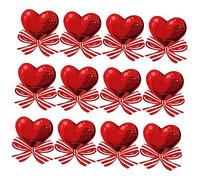 Cabilock 100 Pezzi Di Lecca-lecca A Forma Di Cuore Biglietti Auguri Per Caramelle Porta-lecca Forniture Per Feste Decorative