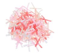 Cabilock 100 pezzi Fiocchi per Decorazioni Fiocchi per Cucito Decorazioni per Matrimoni e Compleanni Accessori per Colore Rosa