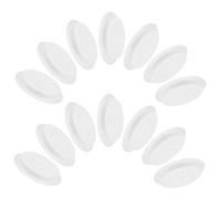 Cabilock 100 Pezzi Lash Glue Palette Ergonomica Bianco Supporto Colla per Extension Ciglia Vassoio Senza Base Forma di Fiore per Lash Artist Riduce Affaticamento Mani e Facilita
