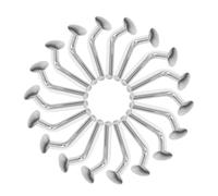 Cabilock 100 pezzi Pin Sicurezza per Scaffalature Pallet Rack e Antiruggine Clip per Progetti Riduzione Del Rischio Disconnessione per e Strutture Industriali