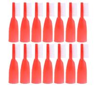 Cabilock 100 Pezzi Spazzolini da Denti da Dito a Setole Morbide per Adulti e Anziani Spazzolini Manuali Igienici per Carceri e Centri di Detenzione Spazzolino da Viaggio Sicuro per