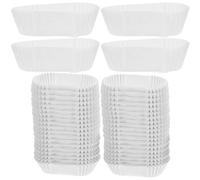 Cabilock 1000 Pezzi Pirottini di Carta Fodere per Cupcake Rettangolari Usa E Getta Involucri per Cupcake Resistenti All'olio per Palline Muffin E Caramelle torta decorata di Natale