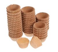 Cabilock 1000 Pezzi teglia thanksgiving decorazioni pirottini di carta per muffin involtini di tartufo mini pirottini per cupcake da cuocere pirottini per cupcake marroni pirottino Khaki