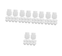 Cabilock 10pezzi Bottiglie Viaggio Con Tappo Organizer Portatile Per Medicinali Bottiglia in Hdpe Contenitore Viaggio Sigillante Bottiglia Organizer Per Bottiglie Contenitore Per Farmaci