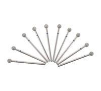 Cabilock 10pezzi Punte per Trapano in Carburo per Unghie per Cuticole Punte per Trapano Grana Grossa per Manicure Russa per Professionali per Saloni di Bellezza