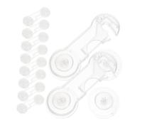 Cabilock 10pezzi Serrature Sicurezza Trasparenti Per Ragazzo Ragazza Ragazza Per Armadietti Frigoriferi Design Invisibile Installazione Facile