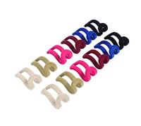 Cabilock 12 Mini Ganci Appendini Floccati Antiscivolo Supporti Per Grucce in Plastica Dura Per Armadi Colore Casual