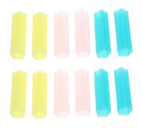 Cabilock 12 pezzi Copriimpugnatura Silicone per Forbici Cuticole e Pinzette Manicotto Protettivo Leggero e Portatile Adatto per Uso Professionale e Domestico Colori Misti