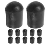 Cabilock 12 pezzi di stopper per violoncello - stopper in gomma per puntale di contrabbasso - puntale in gomma antiscivolo per violoncello di ricambio per l'esecuzione di esercizi sullo strumento