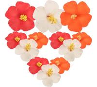 Cabilock 12 Pezzi Fermaglio per Chioma Fiori Hawaiani in EVA per Donne | Stile Boho, Riutilizzabile e Facile da Mantenere, per Vacanze, Feste a Tema, Cerimonie e Spiaggia