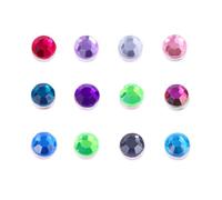 Cabilock 12 Pezzi Marcatori Magnetici, Set Multicolore | Base Magnetica, Facili da Rimuovere e Riutilizzare, per Pranzi e Feste, Evita Confusione tra Bicchieri Colore Casuale