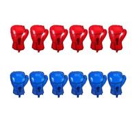 Cabilock 12 Pezzi Palloncini Guanti da Boxe Gonfiabili Decorazioni Compleanno Tema Boxe Sportive Forniture Festa Lotta Notturna Riutilizzabili per Centrotavola e Bomboniere