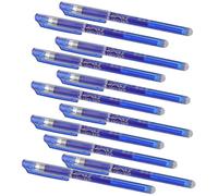 Cabilock 12 Pezzi Penne Gel Cancellabili Blu 0,5mm, Set da 12 per Scrivere | ABS e Inchiostro, Scrittura Pulita e Riscrivibile, per Appunti, Documenti, Scuola e Uso Quotidiano