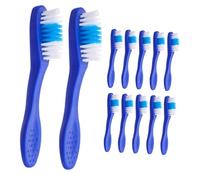 Cabilock 12 Pezzi Spazzolini Da Denti Con Setole Morbide Design Corto Per Carcere e Sicurezza Pulizia Per Contesti Istituzionali