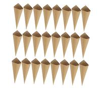 Cabilock 120 pezzi Coni per Confetti da Matrimonio da Kraft per Bouquet Feste e Celebrazioni Facile da Personalizzare e Assemblare