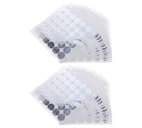 Cabilock 14 Fogli Etichette Olografiche Autoadesive Contraffazione Sigilli Tamper Evident Senza Residui per Imballaggi Commerciali e Retail